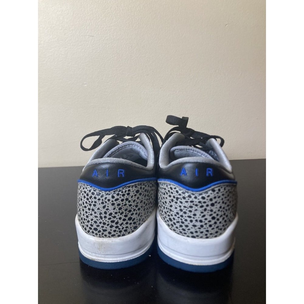 Nike Sz US 9 Air Assault Black Varsity Royal Cement Shoe 2007 - Picture 2 of 11